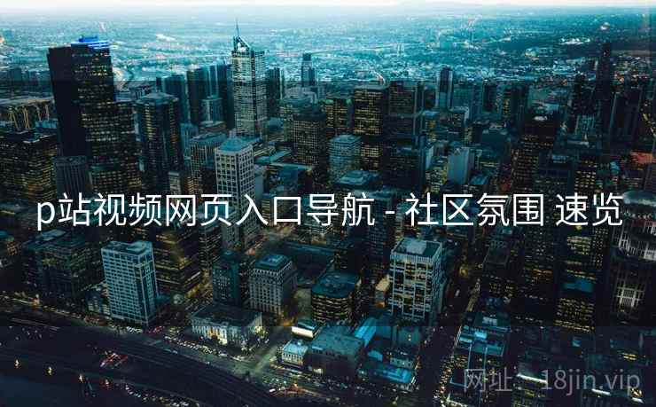 p站视频网页入口导航 - 社区氛围 速览