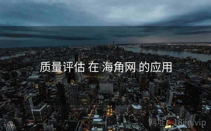 质量评估 在 海角网 的应用  第1张