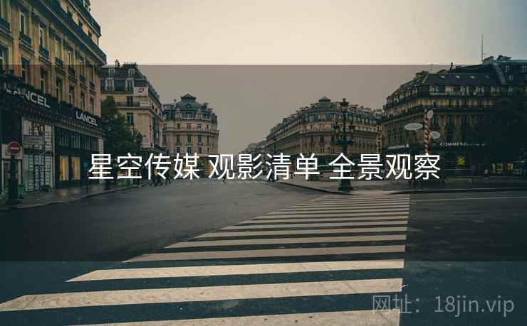 星空传媒 观影清单 全景观察  第1张