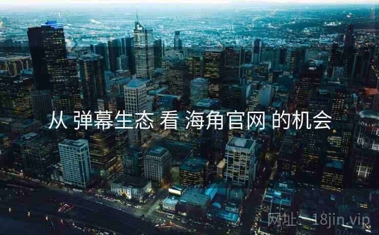 从 弹幕生态 看 海角官网 的机会  第2张