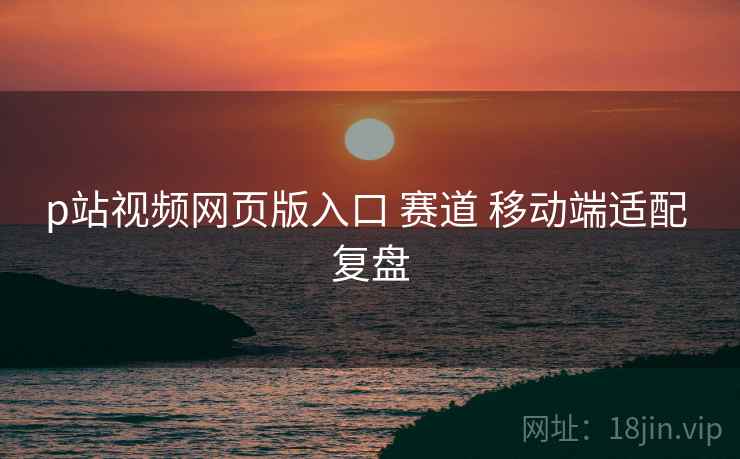 p站视频网页版入口 赛道 移动端适配 复盘  第1张