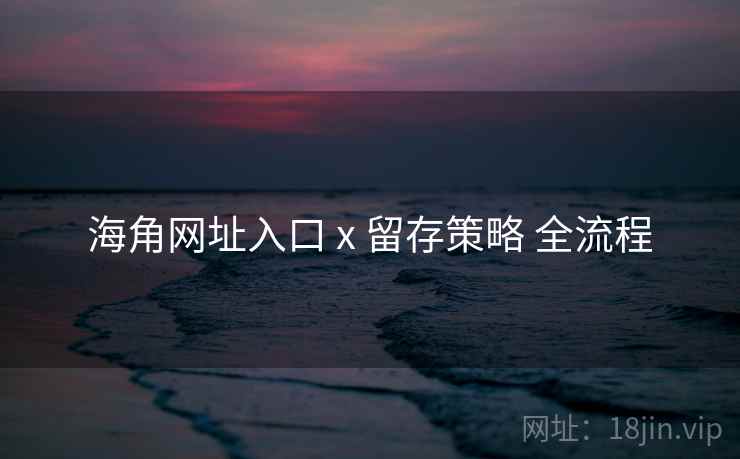 海角网址入口 x 留存策略 全流程